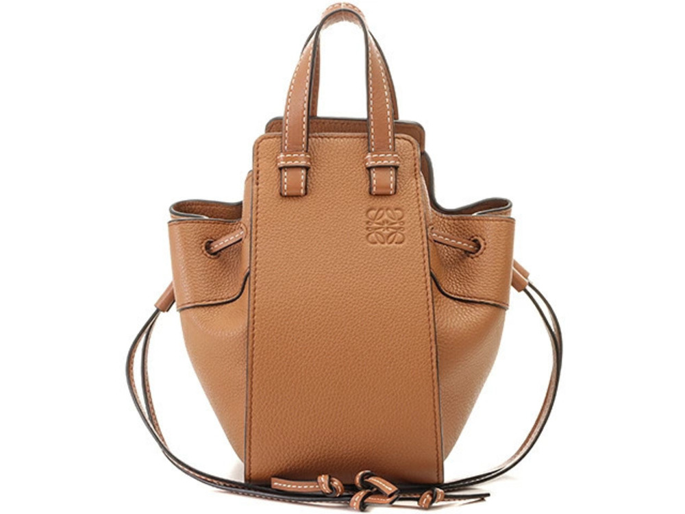 Loewe Hammock Drawstring Bag Brown